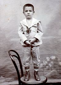 José Mendonça aos 5 anos de idade